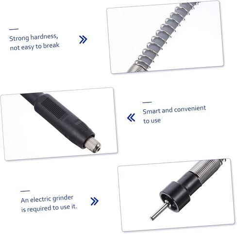 Flexible Drill Extension Shaft Adapter Drill Flexible Flex Shaft Compatible with Polishing Kits Grinding Wheels and Rotary Tools Durable in Saudi Arabia