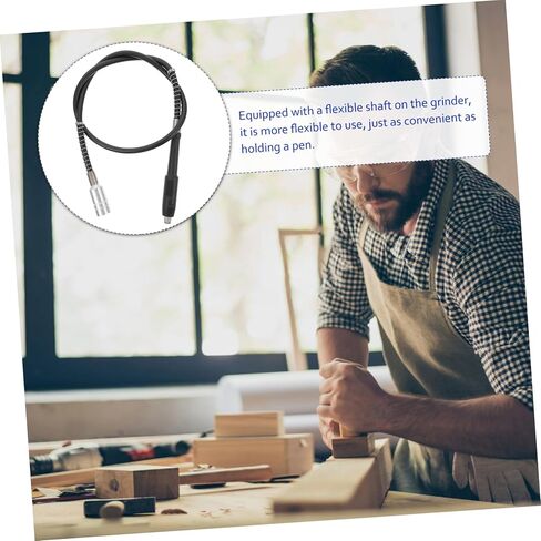 NUOBESTY مجموعة واحدة من عمود تمديد النقش المرن وخط تمديد المثقاب للأدوات الكهربائية سهلة التركيب لتلميع النحت الدقيق والحفر التي يصعب الوصول إليها in Kuwait