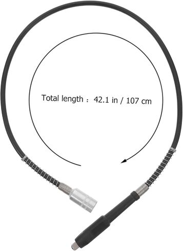 NUOBESTY مجموعة واحدة من عمود تمديد النقش المرن وخط تمديد المثقاب للأدوات الكهربائية سهلة التركيب لتلميع النحت الدقيق والحفر التي يصعب الوصول إليها in Kuwait