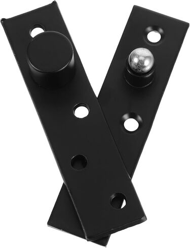 مفصل محوري مخفي متين من الفولاذ المقاوم للصدأ من VALICLUD للأبواب الخشبية، ملحقات أجهزة الباب الكبيرة المعلقة في مركز غريب الأطوار، أسود غير لامع غير مرئي للسر in Kuwait