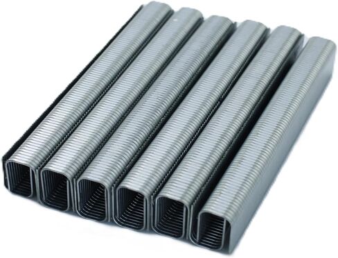 دبابيس فولاذية مجلفنة 37A، طول ساق 9/16 بوصة، تاج 3/8 بوصة للتركيب بدون سحق للأسلاك المحورية والقطط والجرس والثرموستات، 1000/صندوق in Kuwait