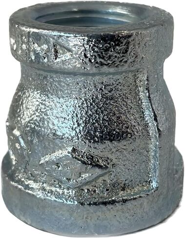 5 Pack BMI 3/4 Inch x 1/2 Inch NPT Galvanized Bell Reducing Coupling, 150#, UL/FM in Saudi Arabia