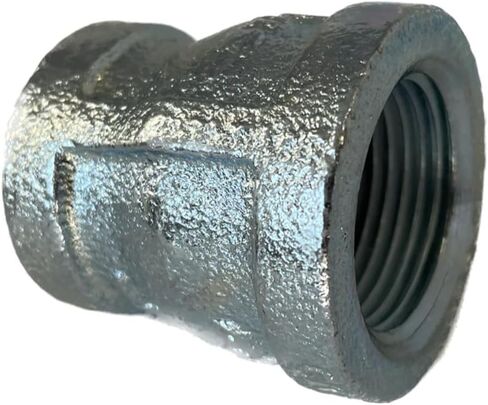 5 Pack BMI 3/4 Inch x 1/2 Inch NPT Galvanized Bell Reducing Coupling, 150#, UL/FM in Saudi Arabia