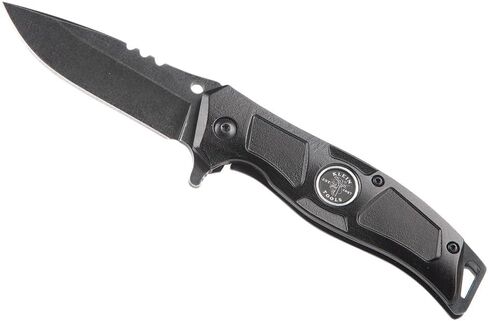 KLEIN TOOLS Electrician's Pocket Knife, EDC Folding Knife with Stainless Steel Blade For Cable And Line Work, Deep-carry Pocket Clip and Lanyard Hole in Saudi Arabia