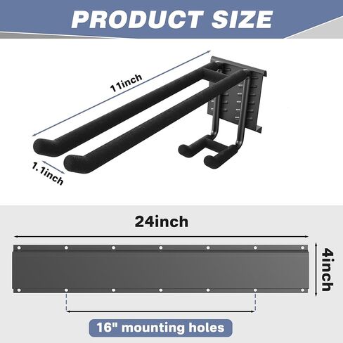 Walmann Garage Storage Organization Wall Ski Rack 4 أزواج من Skis Mount Ski Hanger للمرآب على الجدار الجداري يحمل ما يصل إلى 200 رطل in Kuwait
