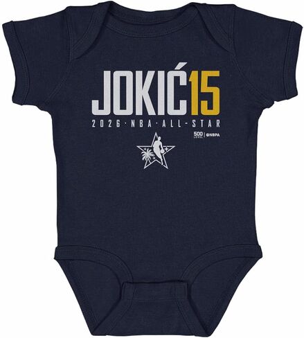 500 LEVEL Nikola Jokic Denver Nuggets 2026 NBA All-Star Elite One-Piece Infant Bodysuit in Saudi Arabia