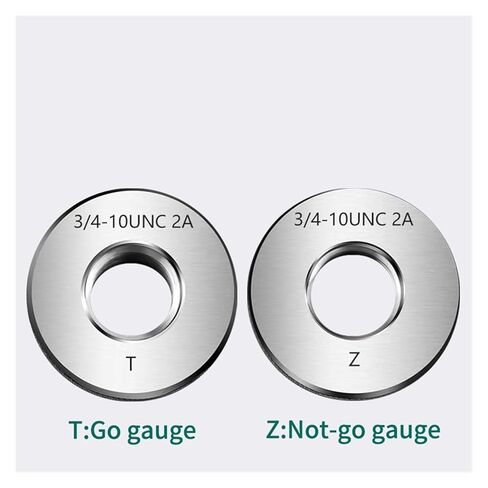1 Set (1 Pass Gauge + Stop Gauge) Non-Standard fine Tooth Thread Ring 2A UNF/A/C 1/2-13 9/16 5/8 3/4(3I4-18UNS-2A T Z) in Saudi Arabia