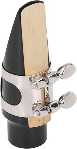 Professional Alto Saxophone Head Set with Mouthpiece, ABS Material, Enhanced Sound Clarity for Student and Beginner Practice, Durable Musical Instrument Accessories Comfortable in Saudi Arabia