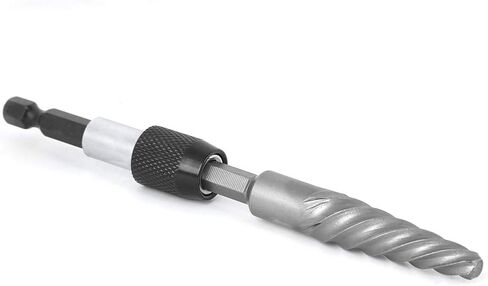 Professional Grade Screw Extractor Kit Heavy Duty Broken Bolt Remover Tool Set with Hex Shank for Mechanics Engineers DIY 6PCS Different Sizes High Speed Steel Construction in Saudi Arabia