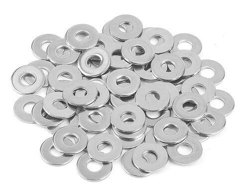 1/4" Stainless Flat Washer, 5/8" Outside Diameter, Stainless Steel Washers Flat (100 Pack) in Saudi Arabia
