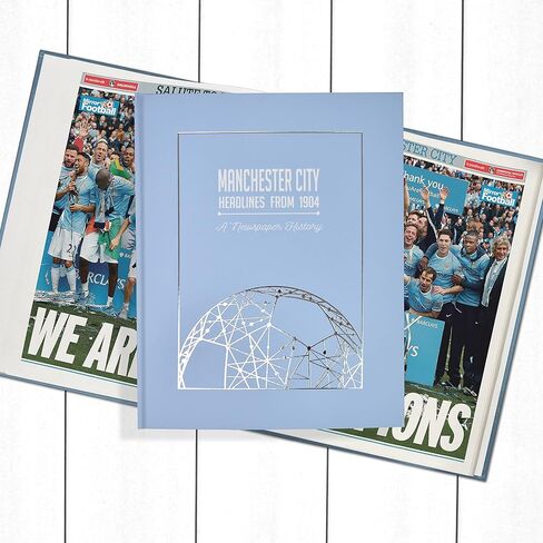 Signature gifts Manchester United UK English Football History Book - Last Minute Man U Soccer Fan Gift - Soccer History Told Through Archive Newspaper Coverage (Manchester United - Man Utd) in Saudi Arabia