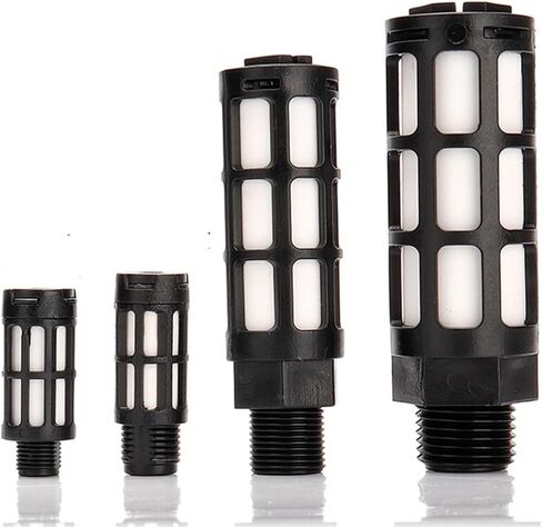 Air Silencer Plastic Exhaust Muffler Pneumatic 1/8 1/4 3/8 1/2 Male Thread Absorb 1Pcs(Orange,3/4") in Saudi Arabia