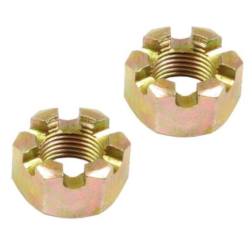 RedCap Set of 2 Castle Nut M24x1.5 Rear Axle Blackened Steel Hex Nuts for Suspension Machinery Repair Compatible with ATV UTV Go Kart in Saudi Arabia