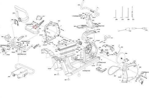 Left Crank 1000366925 Works with Matrix Retail CB204 CB205 RB207 RB208 RB210 RB213 RB212 CB208 CB210 Recumbent Bike in Kuwait
