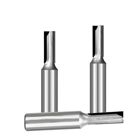 Straight Bit Diamond Milling Cutter Double-Edged Straight Router Bit(12.7x8x22) in Kuwait