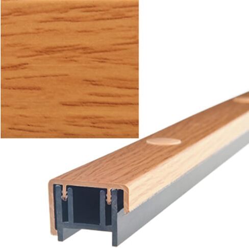 3'0 Basic Composite Adjustable Sill Cap for a Therma-Tru Door - Durable, Rot-Resistant, Wood-Grained Texture (Light Wood Composite) in Kuwait