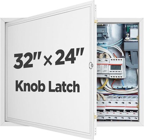 Zonon White Crawl Space Access Door Universal Aluminum Skirting Access Door Panel for Mobile Home Insulated Ceiling Mounted for Drywall Plumbing Electrical Basement (24 x 36 Inch,Screwdriver Latch) in Saudi Arabia