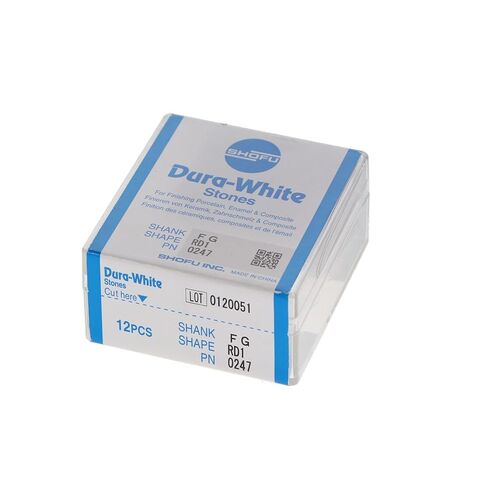 Shofu SH-0247 Dura-White Stone، Fg، RD1 (عبوة من 12 قطعة) in Kuwait