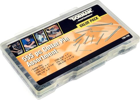 Dorman 799-740 Cotter Pin Value Pack - 6 Sku's - 555 قطعة تناسب الجميع in Saudi Arabia