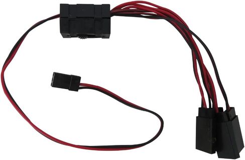 ترقية 4-way مصباح ليد تشغيل/إيقاف تحكم التبديل Y كابل ل 1/10 TRX-4 SCX10 RC الزاحف in Saudi Arabia