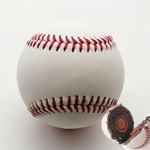 9in Genuine Cowhide Hardball | Triple Core | Woolen Thread Wrap | for Youth/Students/Adults | Game/Practice/Autograph & Minor League Leather Baseballs in Saudi Arabia