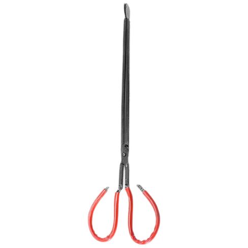 Balacoo Long-Handle Metal Waste Paper Grabber Trash Picker with Flat Head Clamp for Sanitation Workers, 50cm One-piece Handle Litter Pickup Tool for Garden and Home Use in Saudi Arabia