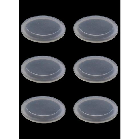 Heyous 10PCS Metal Pushbutton Switch Waterproof Cap Transparent Silicone Protective Covers Waterproof Ultra Thin Button Leather Cover Protector Suitable for Flat Buttons with 22mm Mounting Hole in Saudi Arabia