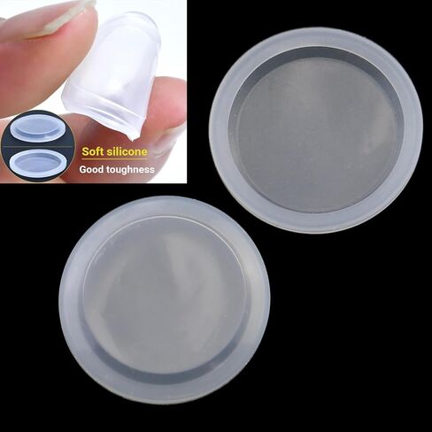 Heyous 10PCS Metal Pushbutton Switch Waterproof Cap Transparent Silicone Protective Covers Waterproof Ultra Thin Button Leather Cover Protector Suitable for Flat Buttons with 22mm Mounting Hole in Saudi Arabia