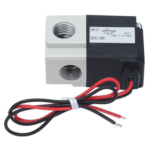 3 Way 2 Position Air Solenoid Valve, 10HZ HighFrequency Control Solenoid Valve with 1/4 Inch Threaded Port (DC 12V) in Saudi Arabia