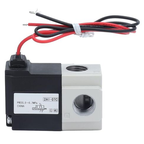 3 Way 2 Position Air Solenoid Valve, 10HZ HighFrequency Control Solenoid Valve with 1/4 Inch Threaded Port (DC 12V) in Saudi Arabia