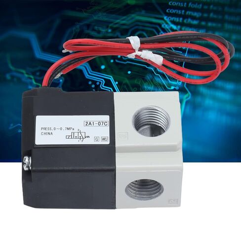 3 Way 2 Position Air Solenoid Valve, 10HZ HighFrequency Control Solenoid Valve with 1/4 Inch Threaded Port (DC 12V) in Saudi Arabia