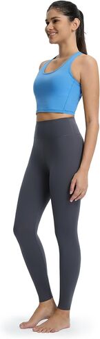 ECOPARTY Wirefree Padded Yoga Sports Bra for Women - Moisture Wicking Quick Dry Workout Crop Tank Camisole Racerback in Saudi Arabia