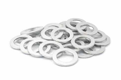 Aluminum Sealing Washers M14 x 20 x 1.5mm – 50 Pack – Metric Crush Washers for Oil Drain Plug & Automotive Use in Saudi Arabia