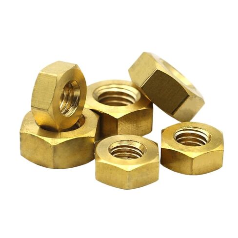1/2/5/10/20pcs Solid Brass Copper Hex Hexagon Nuts M1 .2 .4 .6 M2 .5 M3 M4 M5 M6 M8 M10 M12 M14 M16 M18 M20 M22-24 DIN93(M20 x1pc) in Saudi Arabia