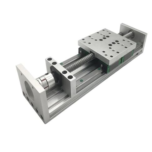 دعامة عريضة 100 مم Nema23 دليل خطي مزدوج منزلق شديد التحمل SFU1605/1610 برغي كروي 50-1200 مم محور XYZ 4 قطع HGR15(SFU1605-700 مم السكتة الدماغية) in Kuwait