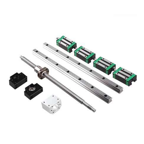 HGR20 Square Linear Guide 2 Sets HGR20 + HGH20CA + SFU1605 Ball Screw Lead 5mm + BKBF12 + nut housing CNC Linear Actuator(HGR20-400 1605-450) in Saudi Arabia