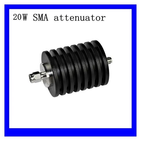 20W SMA Type attenuator DC-3/4GHz Male to Female coaxial Power Connector 50Ω(20db,4G) in Kuwait