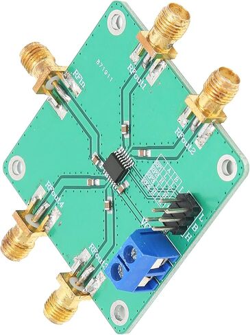 RF Switch Module, Large Heat Dissipation Area, 1x4 RF Multiplexer, DC 5V 10-3500MHz High Power Handling, for Industrial Automation, Communication Systems, RF Testing Equipment, Wir in Saudi Arabia
