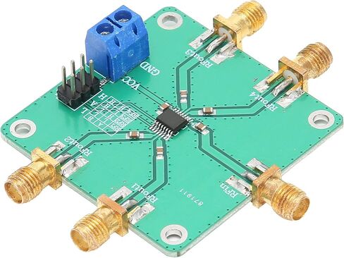 RF Switch Module, Large Heat Dissipation Area, 1x4 RF Multiplexer, DC 5V 10-3500MHz High Power Handling, for Industrial Automation, Communication Systems, RF Testing Equipment, Wir in Saudi Arabia