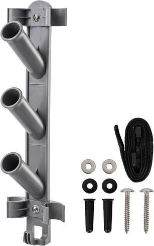 علاقة عمود حمام السباحة من سيبيتريل، خطافات للأعمدة | رف تخزين المعدات المثبت على الحائط والسياج مع خطافات وحزام، وحامل خرطوم لملحقات تنظيف حمام السباحة in Kuwait