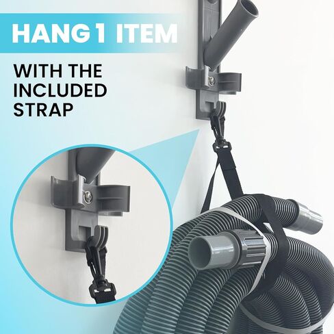 علاقة عمود حمام السباحة من سيبيتريل، خطافات للأعمدة | رف تخزين المعدات المثبت على الحائط والسياج مع خطافات وحزام، وحامل خرطوم لملحقات تنظيف حمام السباحة in Kuwait