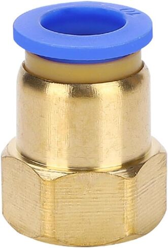 مكونات هوائية موصل سريع خيط داخلي نحاسي مستقيم أنابيب هواء المقابس PCF6-01/8-02/10-03/12-04 1 قطعة (PCF8-04) in Kuwait