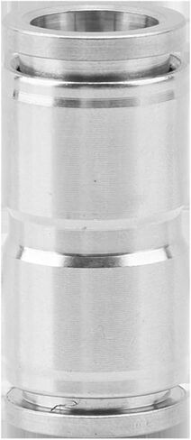 304 موصل هوائي من الفولاذ المقاوم للصدأ PU/PG حجم قطر متغير مستقيم من خلال المقابس السريعة 1 قطعة (الفولاذ المقاوم للصدأ PU16) in Kuwait