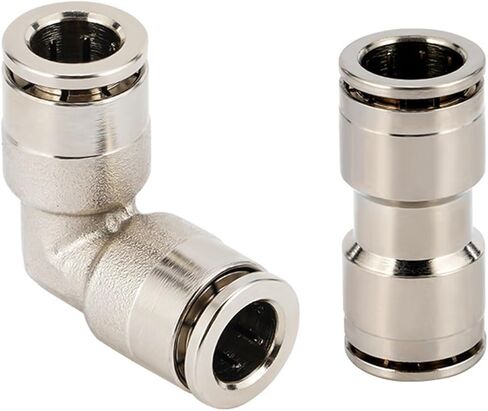 All Copper Joint PU6/8/10 PV Straight Through Right Angle Pneumatic Quick Connector 1Pcs(PU6) in Kuwait