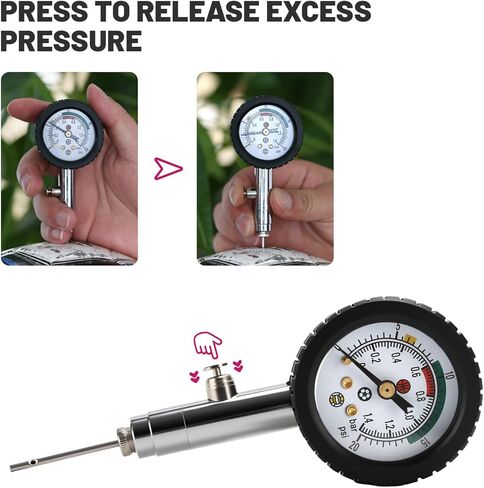 Ball Air Pressure Gauge, Portable Football Basketball Volleyball Pointer Pressure Gauge, Air Watch Test, Adjust The Pressure in Kuwait