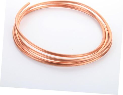 2pcs Soft Copper Tubing Coil 4mm X 0.5mm Thin Wall 2m Length Refrigeration Copper Tube for Air Conditioner and Freezer Applications in Saudi Arabia