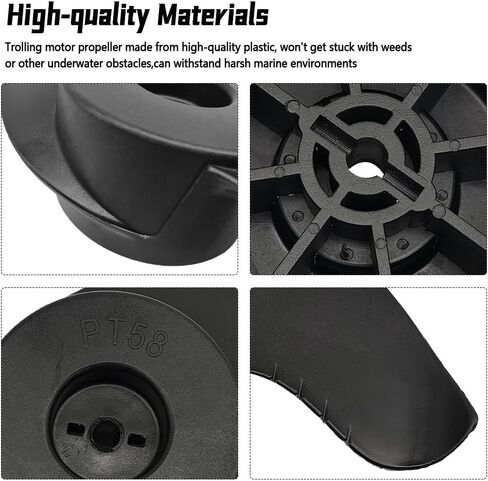 MKP-33 إسفين بدون أعشاب 2 دعامة مناسبة لـ Minn kota Ulterra Riptide Maxxum PowerDrive V2 Terrova، MKP-33 دعامة محرك التصيد استبدال 1865018 2331160 1378132 in Kuwait