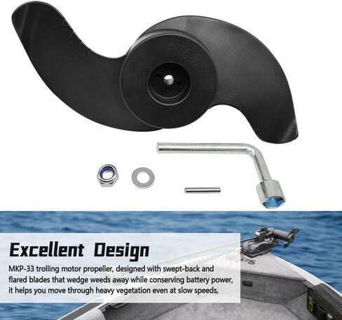 MKP-33 إسفين بدون أعشاب 2 دعامة مناسبة لـ Minn kota Ulterra Riptide Maxxum PowerDrive V2 Terrova، MKP-33 دعامة محرك التصيد استبدال 1865018 2331160 1378132 in Kuwait