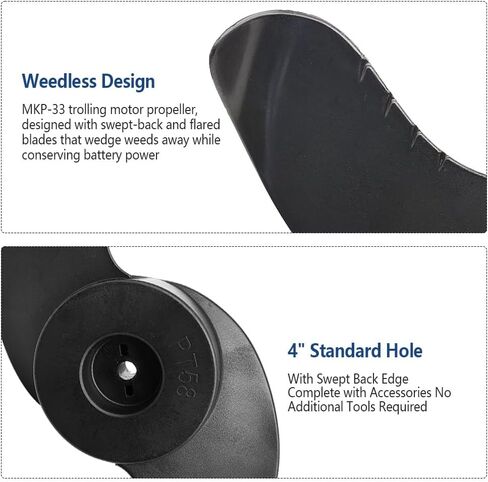 MKP-33 إسفين بدون أعشاب 2 دعامة مناسبة لـ Minn kota Ulterra Riptide Maxxum PowerDrive V2 Terrova، MKP-33 دعامة محرك التصيد استبدال 1865018 2331160 1378132 in Kuwait