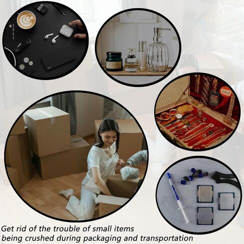 50 قطعة من أكياس الفقاعات، حقيبة صغيرة ملفوفة، أكياس فقاعات شفافة مقاس 10.16 سم × 15.24 سم، أكياس فقاعات واقية، أكياس مبطنة مزدوجة الجدران للحركة والشحن والتعبئة in Kuwait